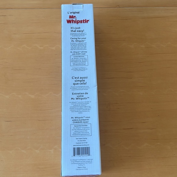 The Original Mr. Whipstir **NEVER USED** - Picture 3 of 4